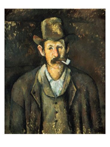 Pipe Smoker, C1892 - Paul Cezanne Painting